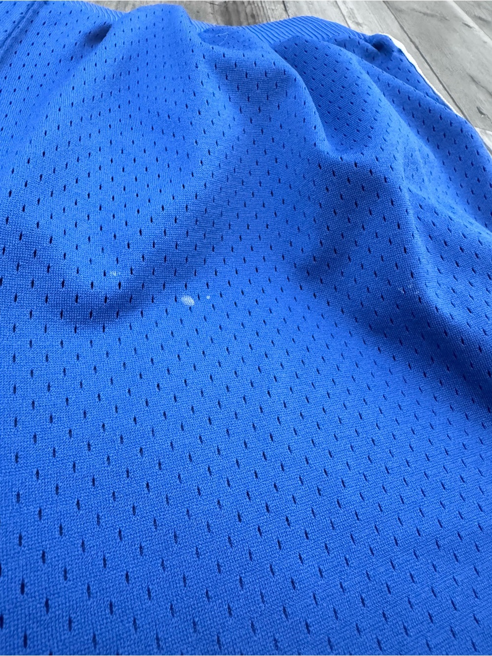 Vintage 1995 Nike Kansas Jayhawks Basketball Shorts Mesh Mens XL KU 34 FLAW - Picture 7 of 8